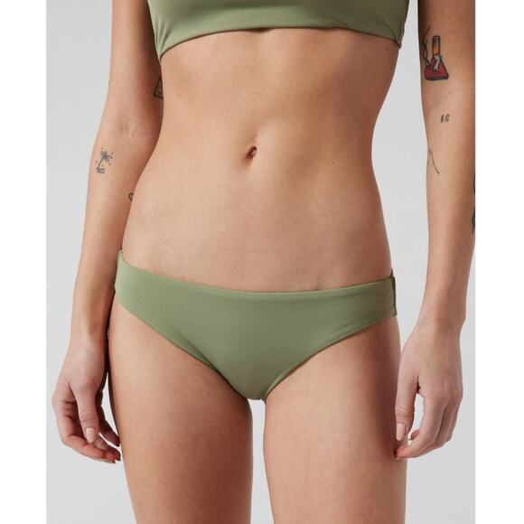 NWT Athleta clean medium bikini swim bottom - LARGE - eucalyptus olive - LARGE - Picture 1 of 4